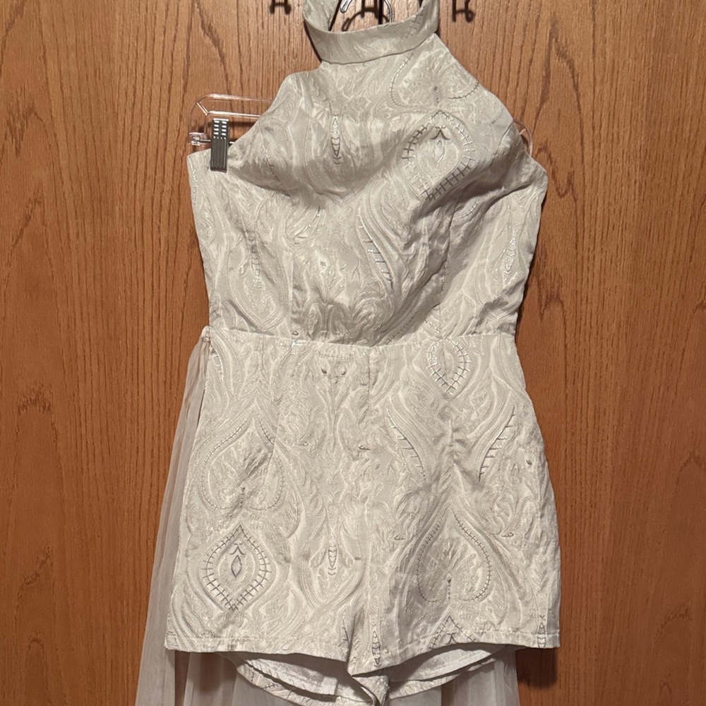 Elegant White Women's Dress